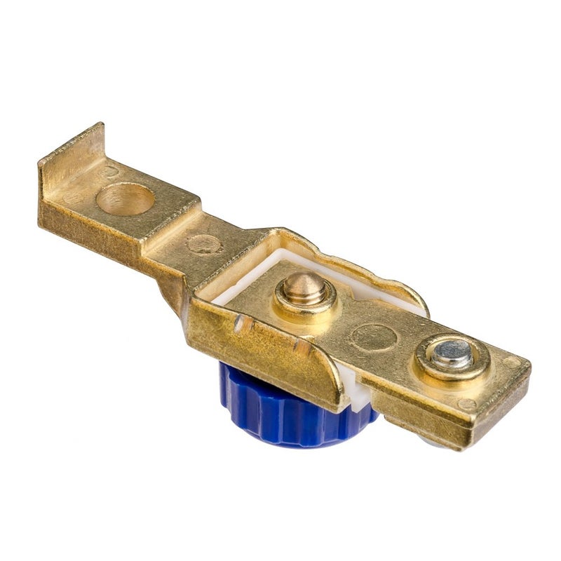 Jtron DC12V 80A Motorcycle Top Post Battery Switch, Cut Off Kill Terminal Anti-Leakage Disconnect Switch Battery for Car Boat Rv Truck ATV UTV SUV (Blue) - Image 2